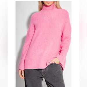 Samsoe Samsoe Pink Jessi Turtleneck Sweater, NWT